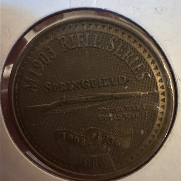 Collectible National Rifle Association Coin M1903 Springfield Series WWI & WWII - Picture 6 of 7